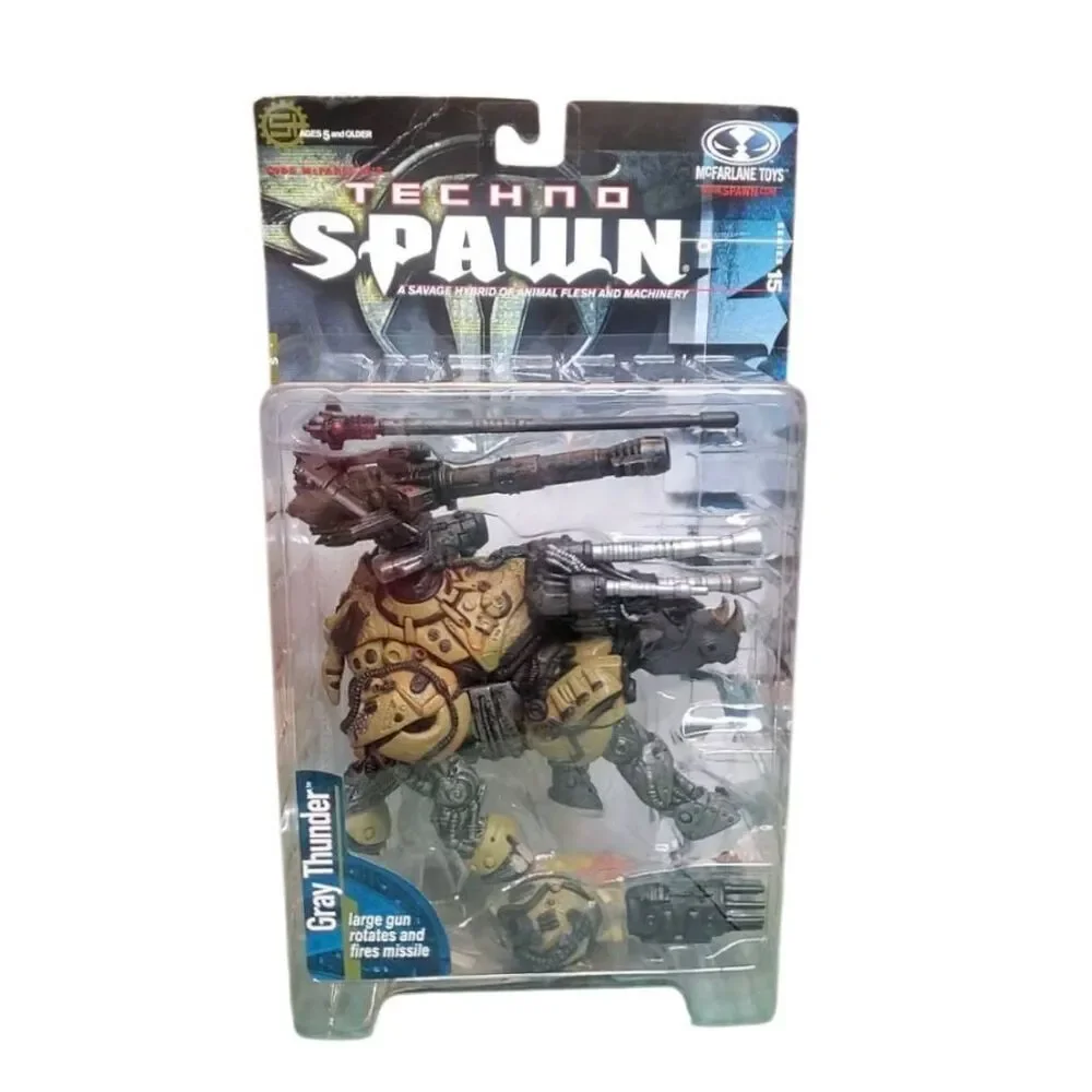 Techno Spawn Gray Thunder – McFarlane Toys Series 15 (1999) Vintage collectible